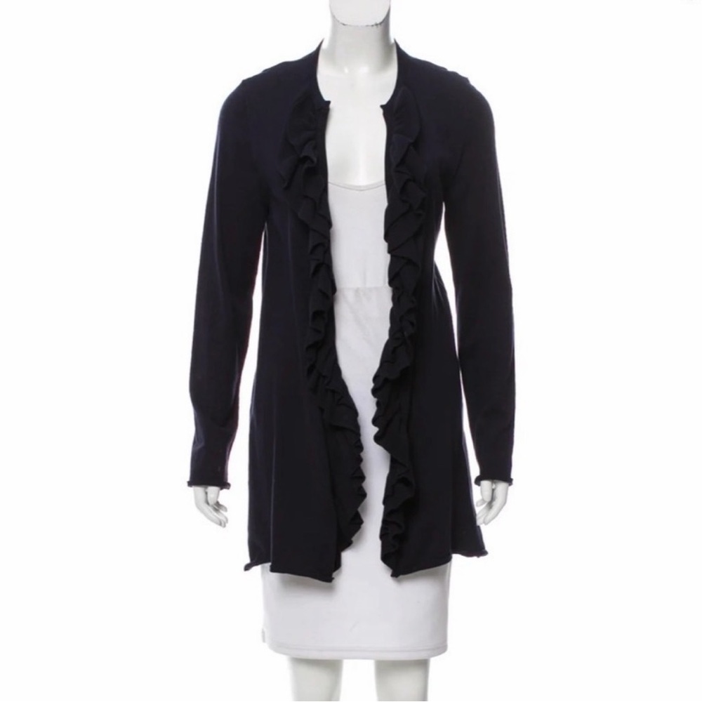 Tory Burch Wool Knit Long Cardigan